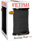 FETISH FANTASY SERIES - BLACK BONDAGE ROPE SERIES 60.96 METERS