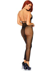 LEG AVENUE - ROBE DOS NU EN DOUBLE MAILLE
