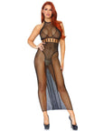 LEG AVENUE - ROBE DOS NU EN DOUBLE MAILLE