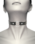 COQUETTE CHIC DESIRE - COLLANA IN PELLE VEGANA ACCESSORIO CUORE DONNA