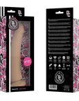 DILDO IN SILICONE MEDICO NATURALE 20 CM -O- 4 CM - DELTA CLUB