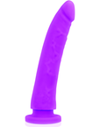 DELTA CLUB - TOYS IMBRACATURA + DONG SILICONE VIOLA 23 CM -O- 4.5 CM