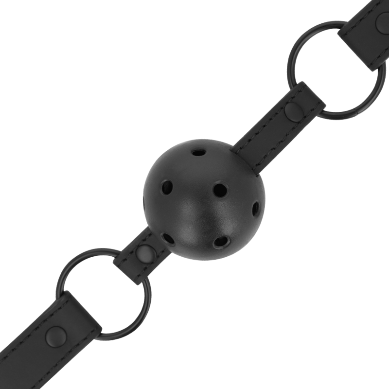 INTENSE - FETISH BALL GAG IN PELLE VEGANA - INTENSE FETISH - Intimo per le occasioni speciali | The Game Lingerie