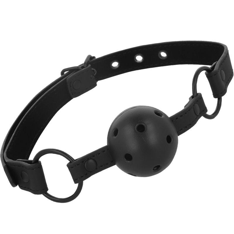 INTENSE - FETISH BALL GAG IN PELLE VEGANA - INTENSE FETISH - Intimo per le occasioni speciali | The Game Lingerie