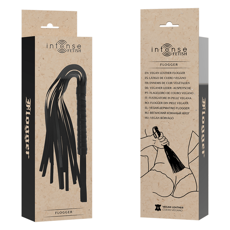 INTENSE - FETISH FLOGGER IN PELLE VEGANA - INTENSE FETISH - Intimo per le occasioni speciali | The Game Lingerie