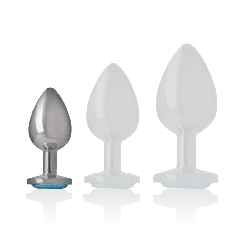 INTENSE - PLUG ANALE IN METALLO ALLUMINIO CUORE BLU TAGLIA S - INTENSE ANAL TOYS - Intimo per le occasioni speciali | The Game Lingerie