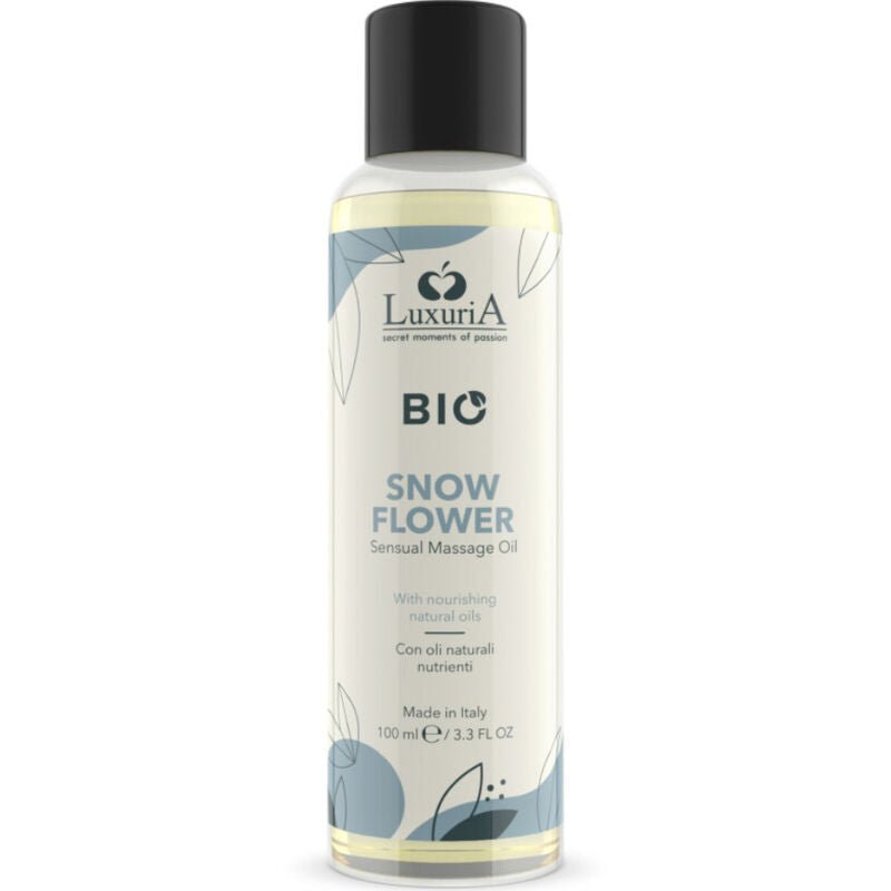 INTIMATELINE LUXURIA - OLIO DA MASSAGGIO AI FIORI DI NEVE BIO 100 ML - INTIMATELINE LUXURIA - Intimo per le occasioni speciali | The Game Lingerie