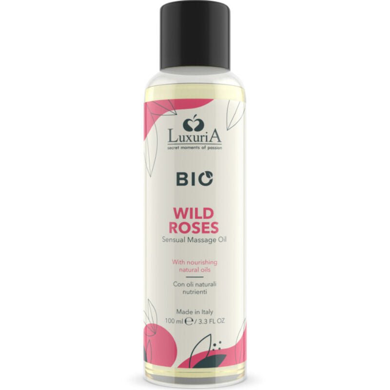 INTIMATELINE LUXURIA - OLIO DA MASSAGGIO BIO ALLA ROSA SELVATICA 100 ML - INTIMATELINE LUXURIA - Intimo per le occasioni speciali | The Game Lingerie