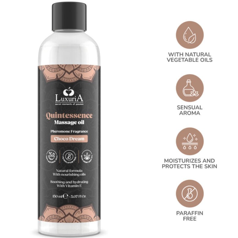 INTIMATELINE LUXURIA - OLIO MASSAGGIO CIOCCOLATO 150 ML - INTIMATELINE - Intimo per le occasioni speciali | The Game Lingerie