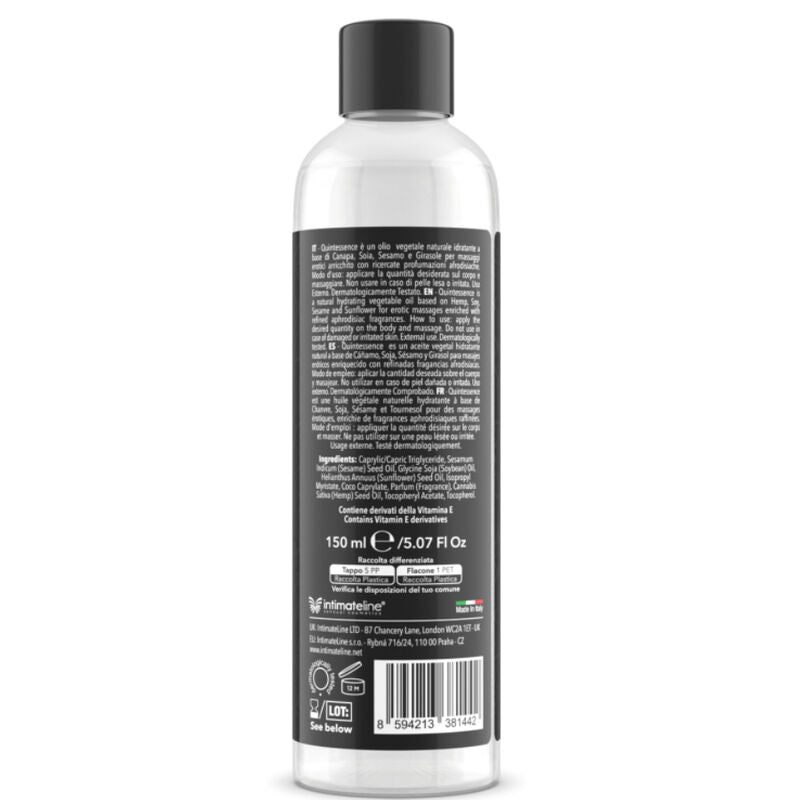 INTIMATELINE LUXURIA - OLIO MASSAGGIO SUGAR CLOUD 150 ML - INTIMATELINE - Intimo per le occasioni speciali | The Game Lingerie