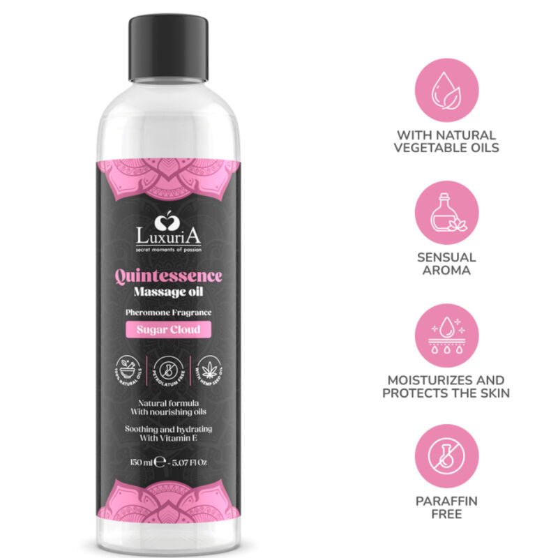 INTIMATELINE LUXURIA - OLIO MASSAGGIO SUGAR CLOUD 150 ML - INTIMATELINE - Intimo per le occasioni speciali | The Game Lingerie