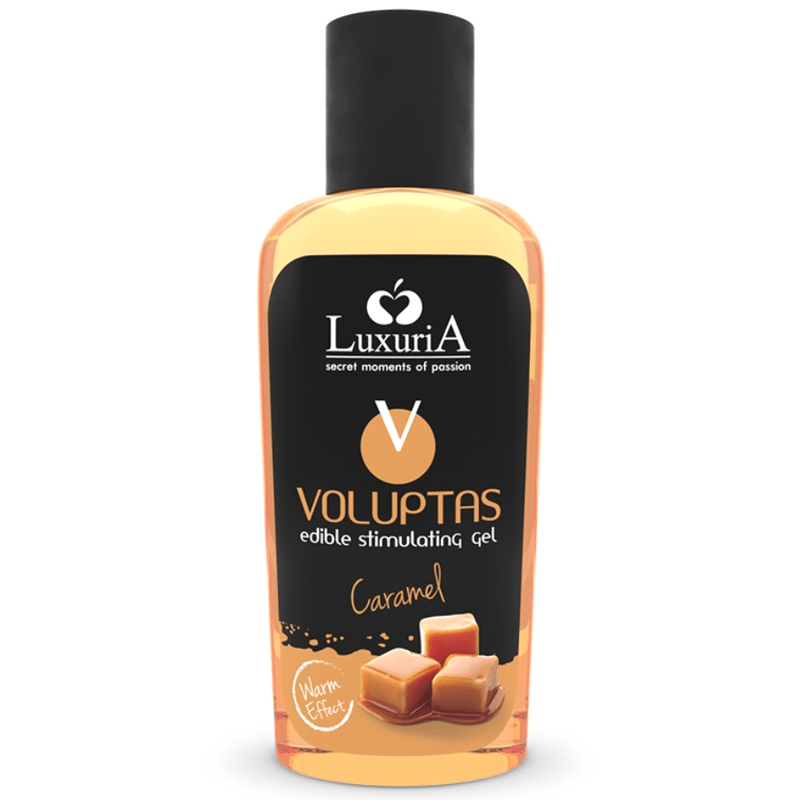 INTIMATELINE LUXURIA - VOLUPTAS GEL DA MASSAGGIO ALIMENTARE EFFETTO RISCALDANTE - CARAMEL 100 ML - INTIMATELINE LUXURIA - Intimo per le occasioni speciali | The Game Lingerie