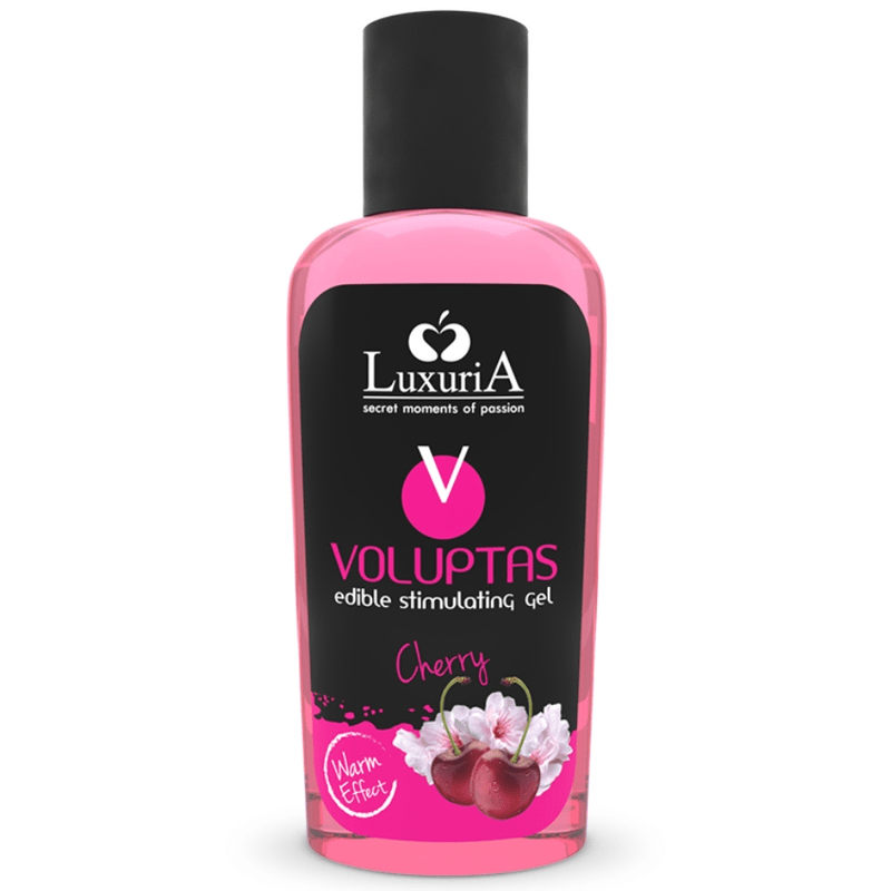 INTIMATELINE LUXURIA - VOLUPTAS GEL DA MASSAGGIO ALIMENTARE EFFETTO RISCALDANTE - CILIEGIA 100 ML - INTIMATELINE LUXURIA - Intimo per le occasioni speciali | The Game Lingerie