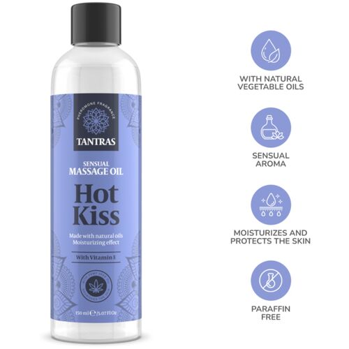 INTIMATELINE - TANTRAS LOVE OIL OLIO DA MASSAGGIO BACIO CALDO 150 ML - INTIMATELINE INTIMATELINE - Intimo per le occasioni speciali | The Game Lingerie