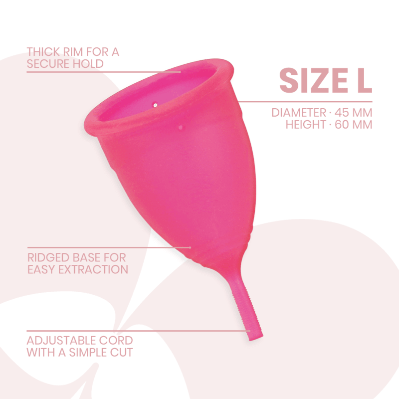 INTIMICHIC - COPPA MESTRUALE IN SILICONE GRADO MEDICO - TAGLIA L - INTIMICHIC - Intimo per le occasioni speciali | The Game Lingerie