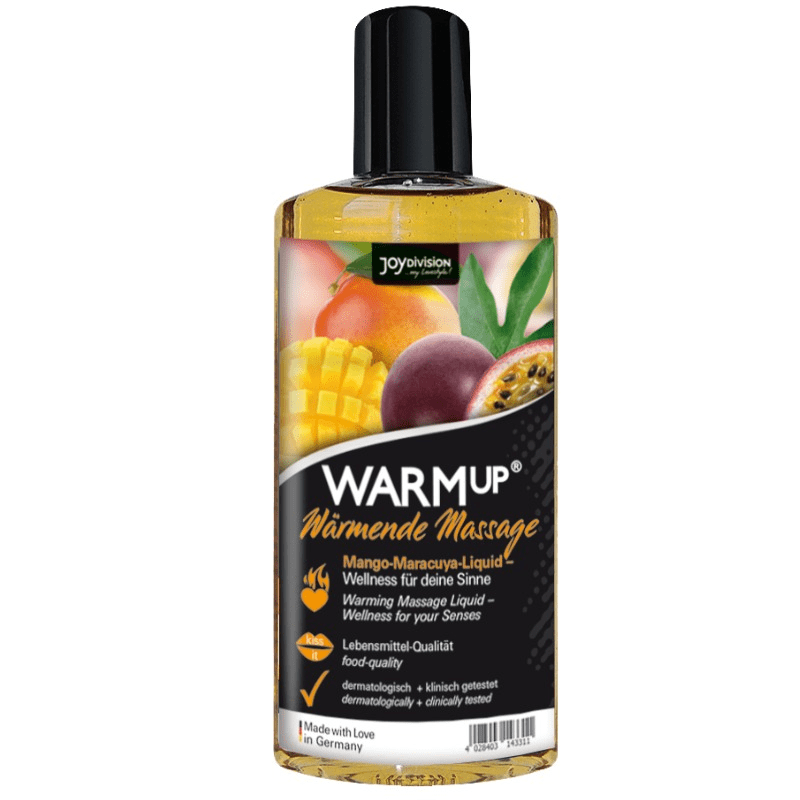 JOYDIVISION AQUAGLIDE - OLIO DA MASSAGGIO RISCALDANTE MANGO E MARACUYA 150 ML - JOYDIVISION AQUAGLIDE - Intimo per le occasioni speciali | The Game Lingerie