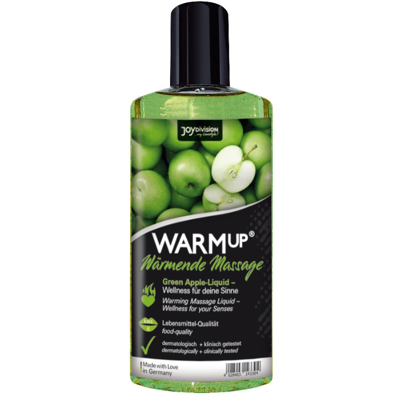 JOYDIVISION WARMUP - OLIO DA MASSAGGIO RISCALDANTE ALLA MELA VERDE - 150 ML - JOYDIVISION WARMUP - Intimo per le occasioni speciali | The Game Lingerie