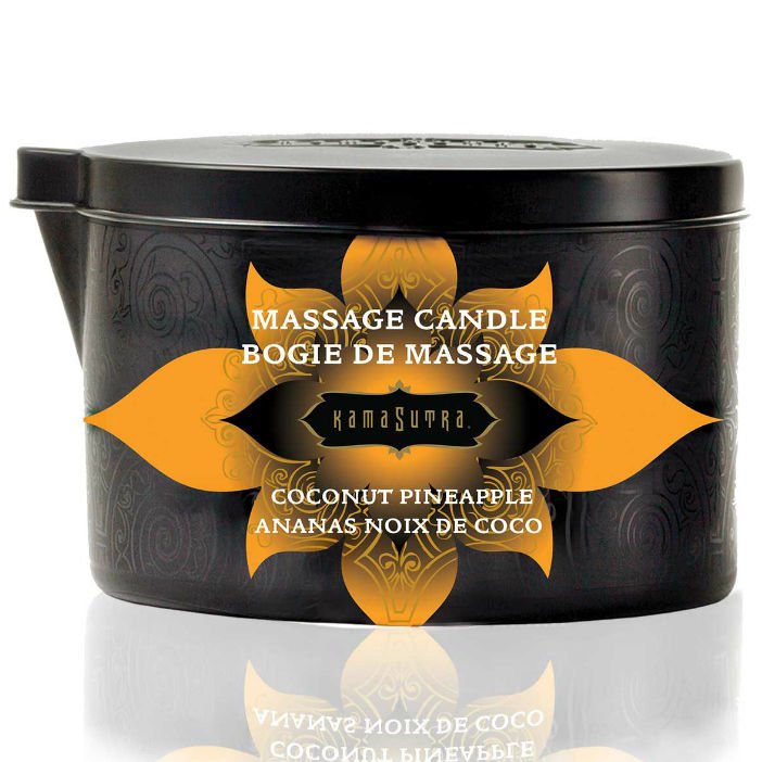 KAMASUTRA - CANDELA DA MASSAGGIO COCCO E ANANAS 170GR - KAMASUTRA COSMETICS - Intimo per le occasioni speciali | The Game Lingerie
