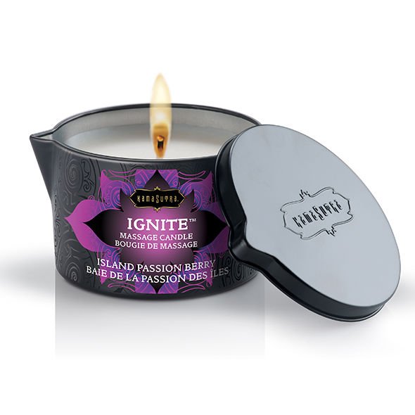 KAMASUTRA - CANDELA DA MASSAGGIO PASSION ISLAND 170GR - KAMASUTRA COSMETICS - Intimo per le occasioni speciali | The Game Lingerie