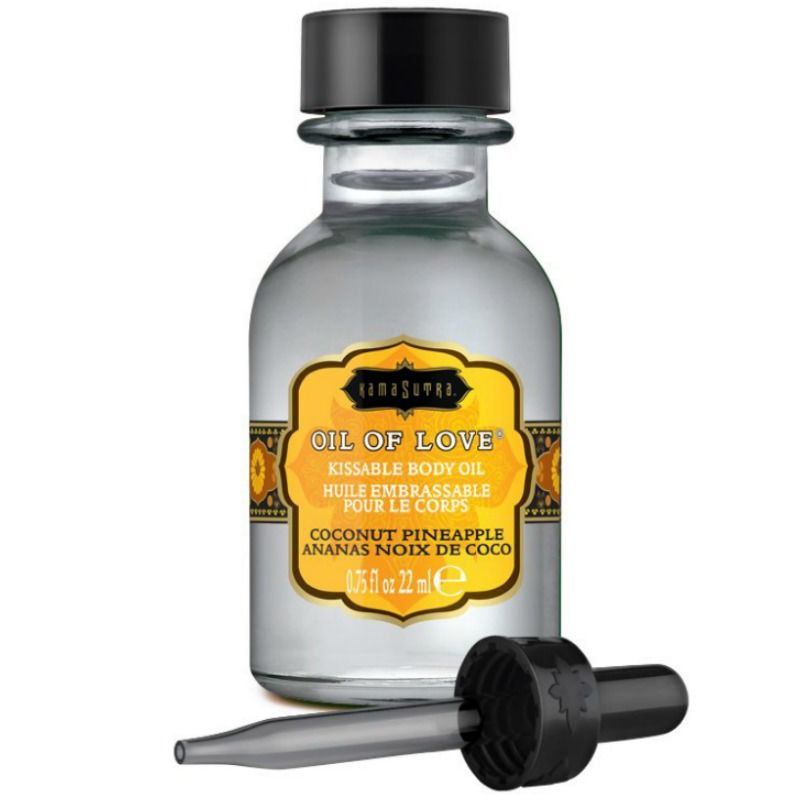 KAMASUTRA - OLIO ALIMENTARECOCCO E ANANAS 22 ML - KAMASUTRA COSMETICS - Intimo per le occasioni speciali | The Game Lingerie
