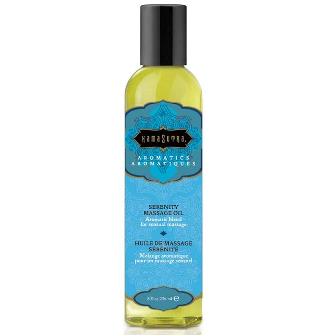 KAMASUTRA - OLIO DA MASSAGGIO SERENIT 236ML - KAMASUTRA COSMETICS - Intimo per le occasioni speciali | The Game Lingerie