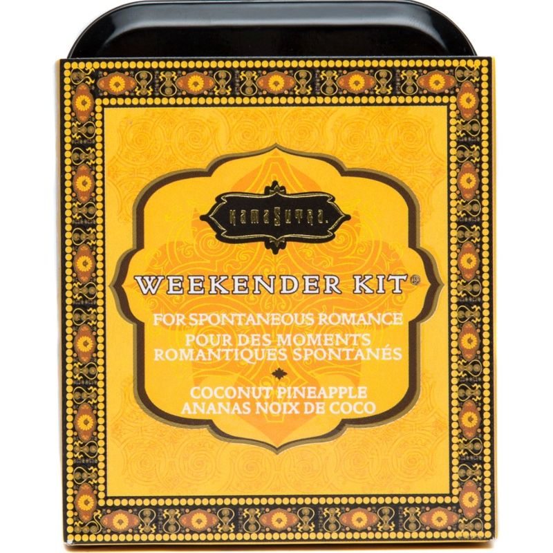 KAMASUTRA - WEEKENDER TIN KIT COCCO E ANANAS - KAMASUTRA COSMETICS - Intimo per le occasioni speciali | The Game Lingerie