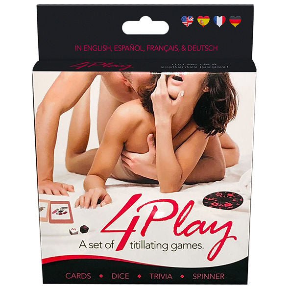 KHEPER GAMES - 4PLAY SET DE JUEGOS. - KHEPER GAMES - Intimo per le occasioni speciali | The Game Lingerie
