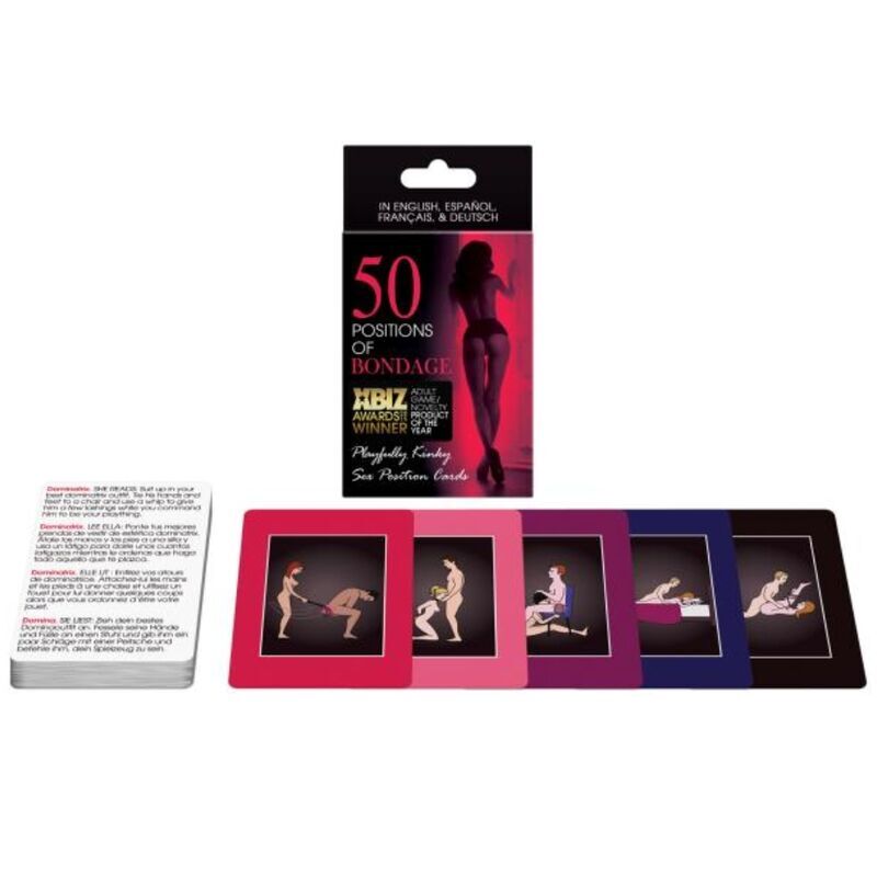KHEPER GAMES - 50 POSIZIONI DI CARTE BONDAGE - KHEPER GAMES - Intimo per le occasioni speciali | The Game Lingerie