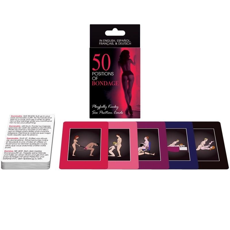 KHEPER GAMES - 50 POSIZIONI DI CARTE BONDAGE - KHEPER GAMES - Intimo per le occasioni speciali | The Game Lingerie