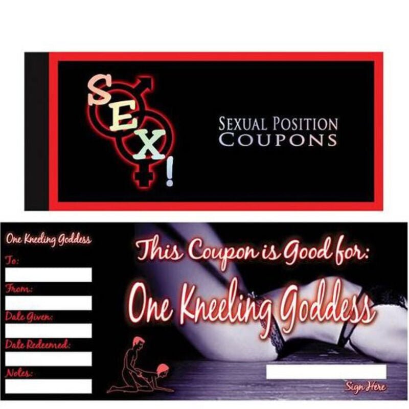KHEPER GAMES - SEX! COUPONS / EN - KHEPER GAMES - Intimo per le occasioni speciali | The Game Lingerie