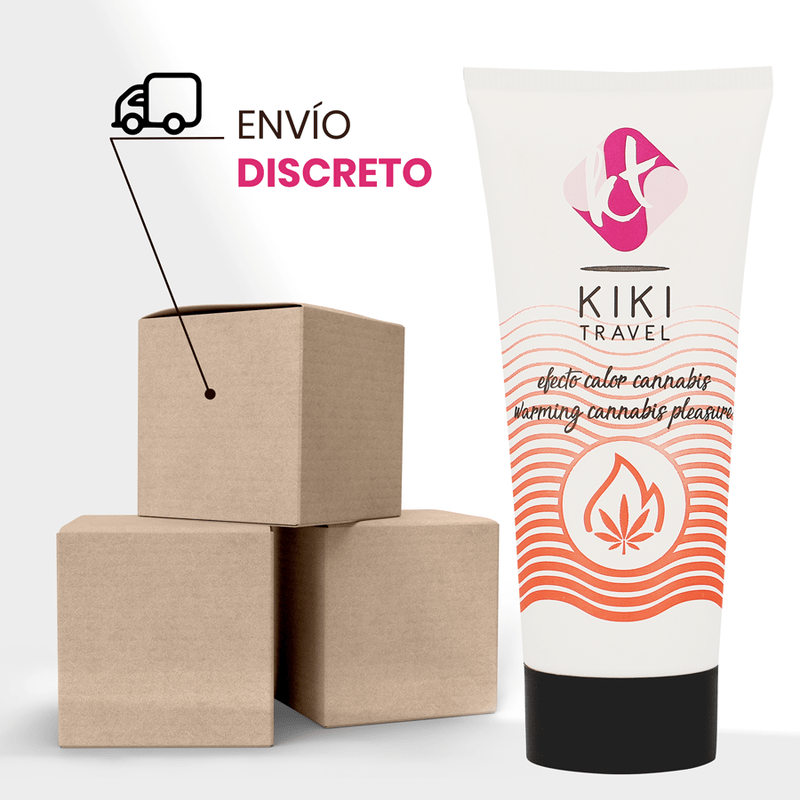 KIKÍ TRAVEL - CANNABIS LUBRIFICANTE EFFETTO CALDO 50 ML - KIKÍ TRAVEL - Intimo per le occasioni speciali | The Game Lingerie