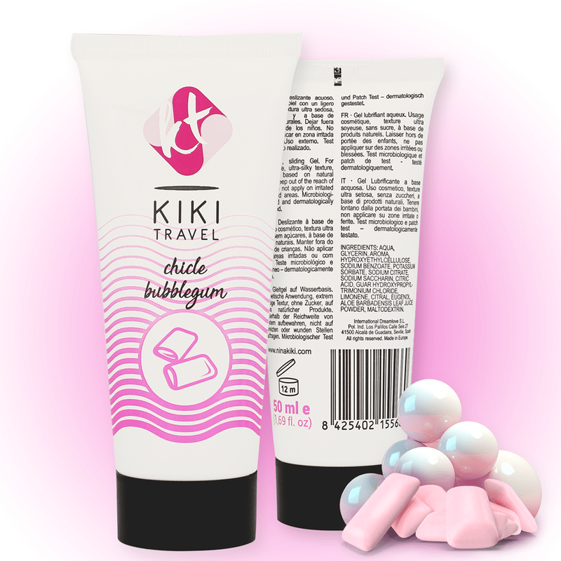 KIKÍ TRAVEL - FRAGOLA GUM LUBRIFICANTE 50 ML - KIKÍ TRAVEL - Intimo per le occasioni speciali | The Game Lingerie