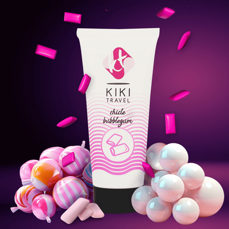KIKÍ TRAVEL - FRAGOLA GUM LUBRIFICANTE 50 ML - KIKÍ TRAVEL - Intimo per le occasioni speciali | The Game Lingerie