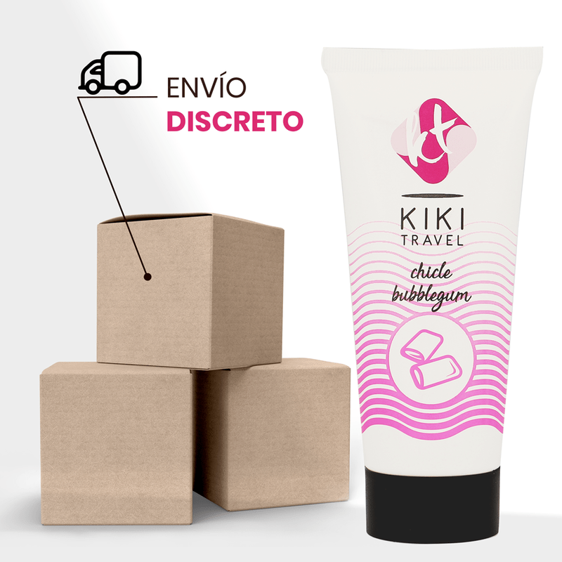 KIKÍ TRAVEL - FRAGOLA GUM LUBRIFICANTE 50 ML - KIKÍ TRAVEL - Intimo per le occasioni speciali | The Game Lingerie