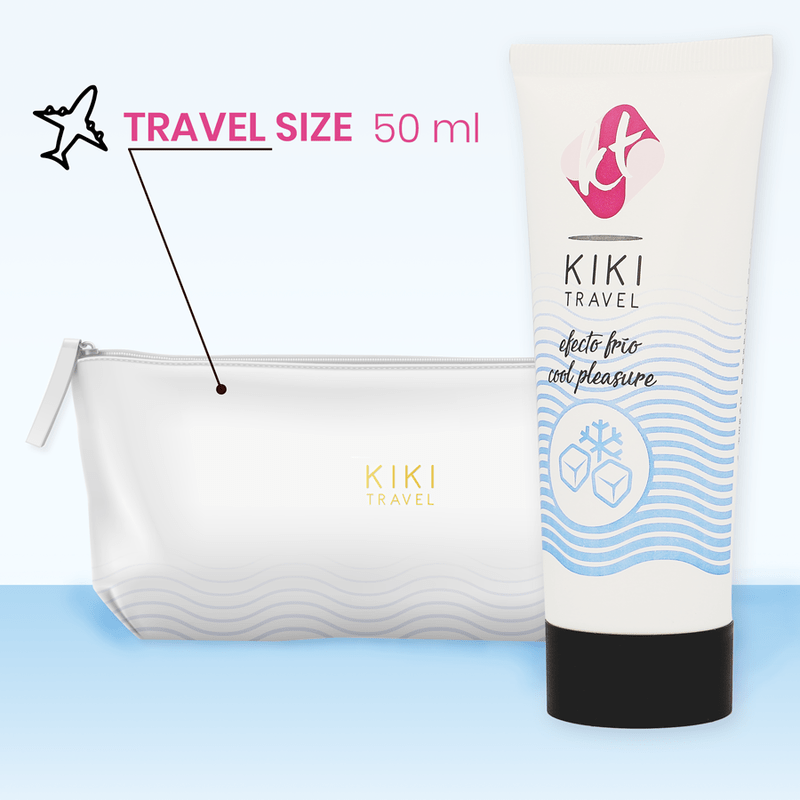 KIKÍ TRAVEL - LUBRIFICANTE EFFETTO RAFFREDDANTE 50 ML - KIKÍ TRAVEL - Intimo per le occasioni speciali | The Game Lingerie