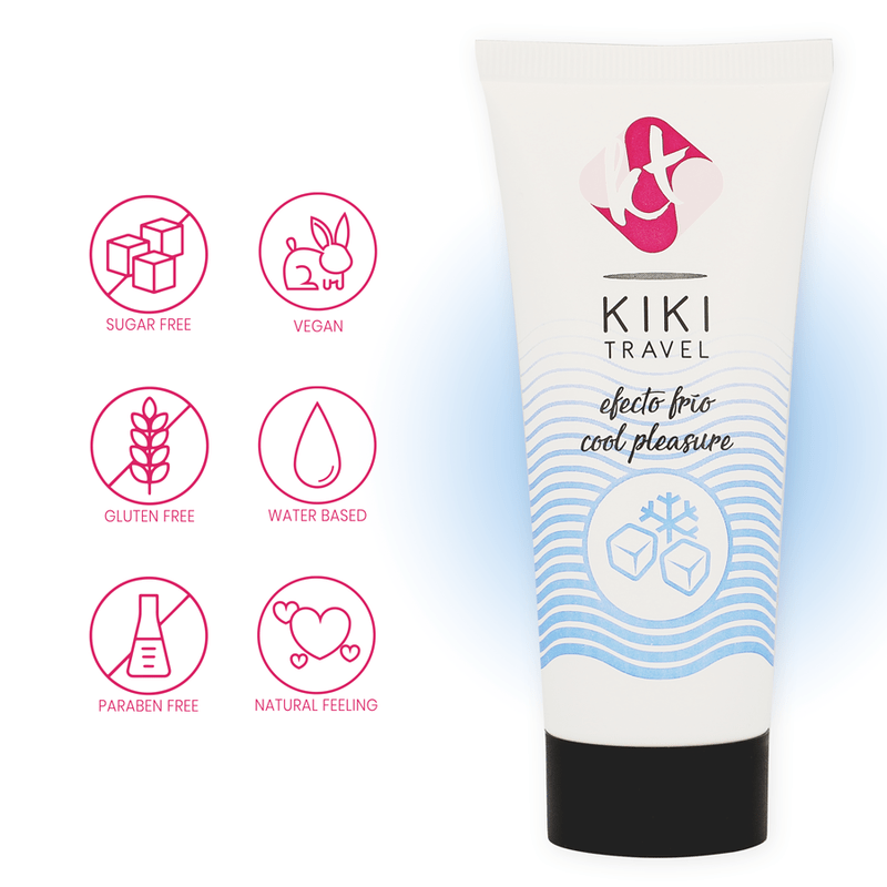 KIKÍ TRAVEL - LUBRIFICANTE EFFETTO RAFFREDDANTE 50 ML - KIKÍ TRAVEL - Intimo per le occasioni speciali | The Game Lingerie