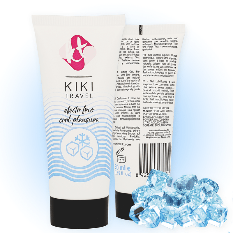 KIKÍ TRAVEL - LUBRIFICANTE EFFETTO RAFFREDDANTE 50 ML - KIKÍ TRAVEL - Intimo per le occasioni speciali | The Game Lingerie