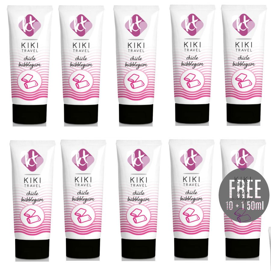 KIKÍ TRAVEL - LUBRIFICANTE GUSTO GUM 50ML 10+1 IN OMAGGIO - KIKÍ TRAVEL - Intimo per le occasioni speciali | The Game Lingerie