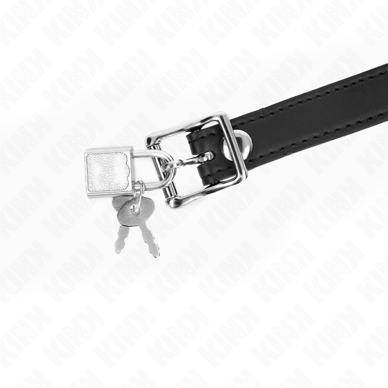KINK - BALLA IN SILICONE 4 CM CON SERRATURA 60 x 2 CM - KINK COLLAR & GAG - Intimo per le occasioni speciali | The Game Lingerie