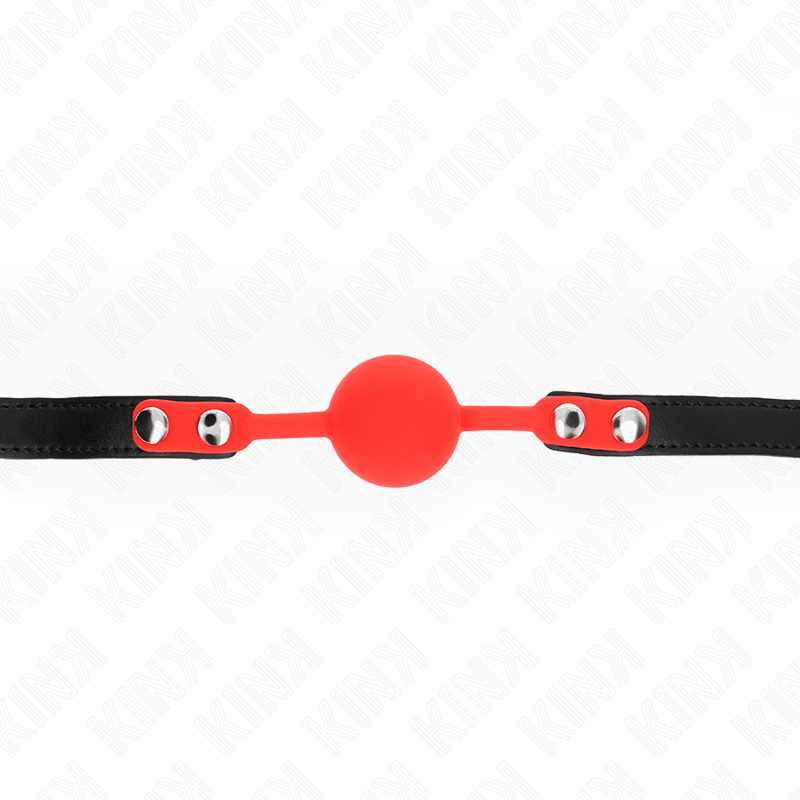 KINK - BALLA IN SILICONE 4 CM CON SERRATURA 60 x 2 CM - KINK COLLAR & GAG - Intimo per le occasioni speciali | The Game Lingerie