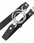 KINK - BAVAGLIO CON O - RING MULTIPLI 5 CM NERO 63 X 2,5 CM - KINK COLLAR & GAG - Intimo per le occasioni speciali | The Game Lingerie