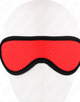KINK - BENDA A TEXTURE A SCALA CON BORDO RICOPERTO ROSSO 20 x 7 CM - KINK MASKED ALLURE - Intimo per le occasioni speciali | The Game Lingerie