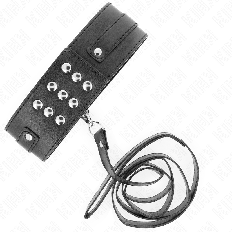 KINK - COLLANA CON CINTURA 116 CM MODELLO 1 REGOLABILE 36 - 43 CM X 5 CM - KINK COLLAR & GAG - Intimo per le occasioni speciali | The Game Lingerie