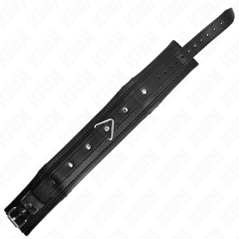 KINK - COLLANA CON CINTURINO IN SIMILPELLE SPUGNA MODELLO 1 REGOLABILE 37 - 54 CM X 3 CM - KINK COLLAR & GAG - Intimo per le occasioni speciali | The Game Lingerie