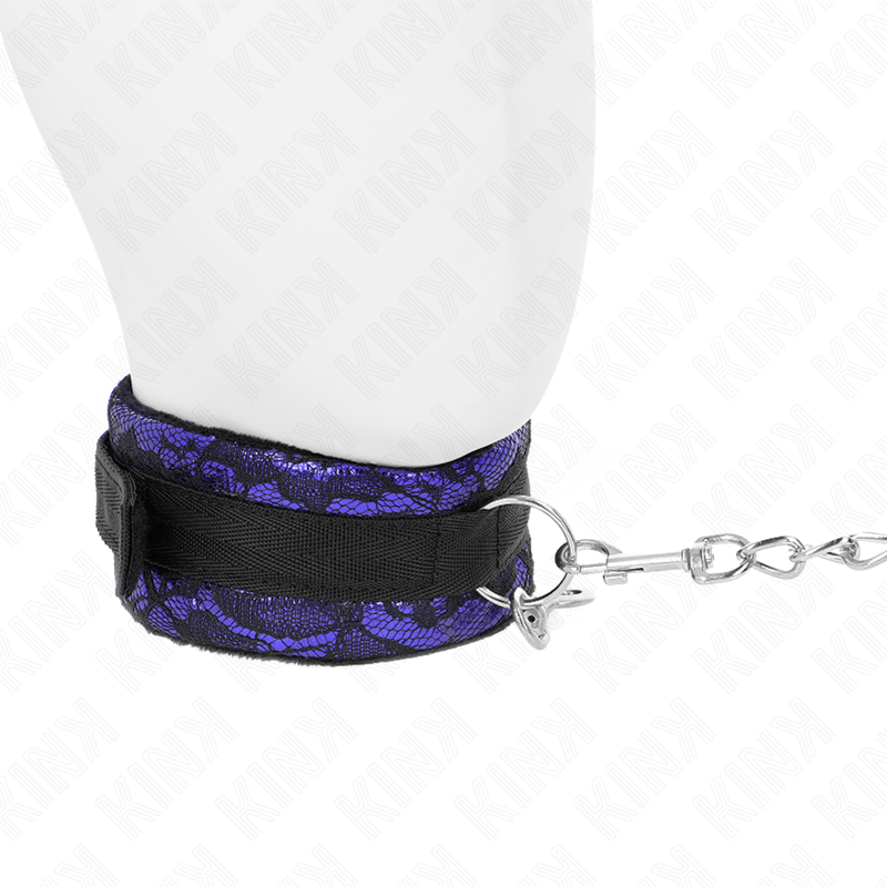 KINK - COLLANA CORTA IN PIZZO DI VELLUTO CON CINTURA 105 CM CON PROFILO IN NYLON 44 X 5,5 CM - KINK COLLAR & GAG - Intimo per le occasioni speciali | The Game Lingerie