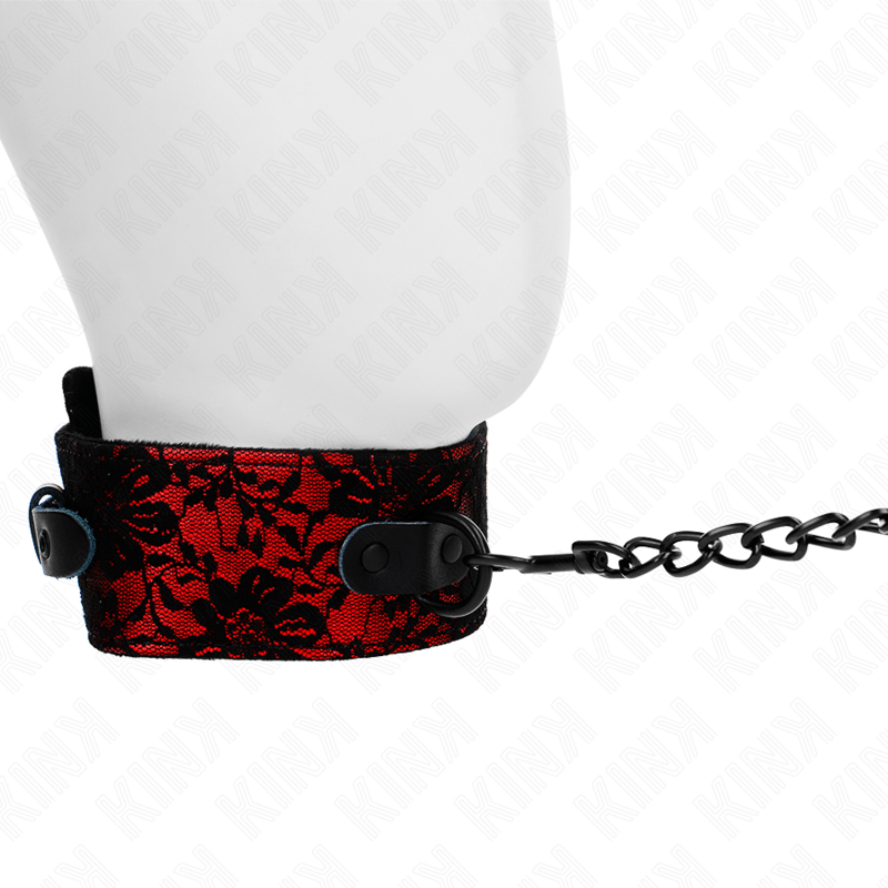 KINK - COLLANA IN PIZZO CON CINTURA CON CINTURA IN VERA PELLE 105 CM / 44 X 5,5 CM - KINK COLLAR & GAG - Intimo per le occasioni speciali | The Game Lingerie