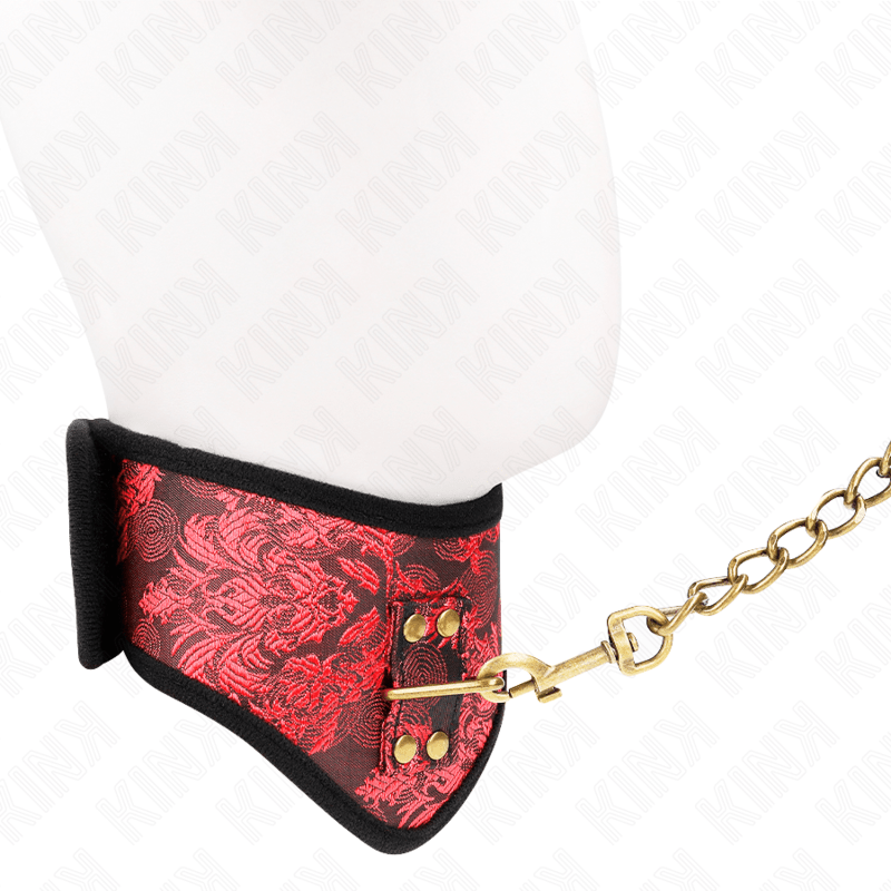 KINK - COLLANA MODELLO SCANDALO CON CINTURINO IN PIZZO 75 CM 44 X 10 CM - KINK COLLAR & GAG - Intimo per le occasioni speciali | The Game Lingerie