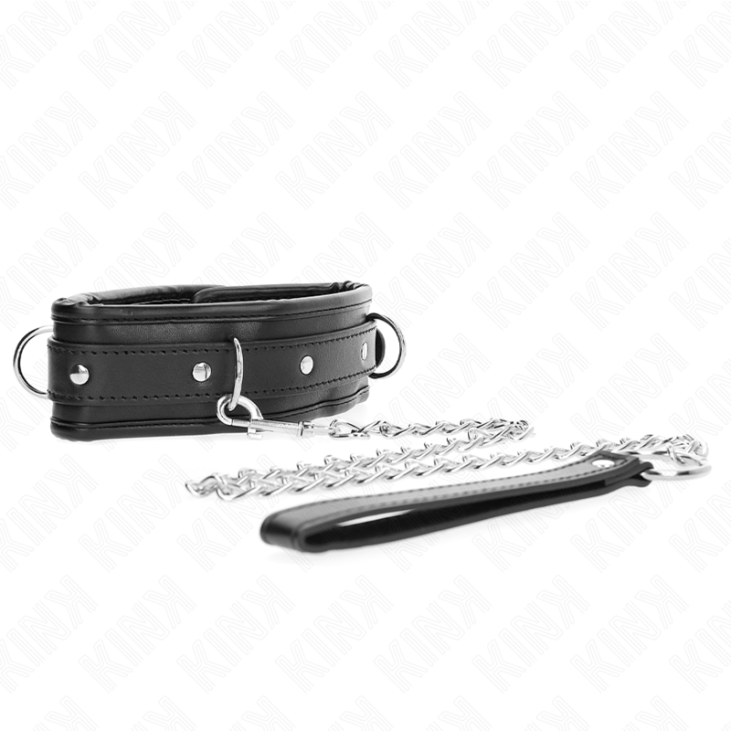 KINK - COLLANA PESANTE CON CINTURA 65 CM MODELLO 1 REGOLABILE 36,5 - 50 CM - KINK COLLAR & GAG - Intimo per le occasioni speciali | The Game Lingerie