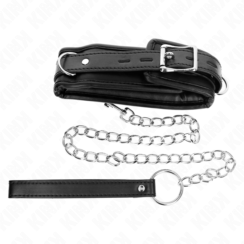 KINK - COLLANA PESANTE CON CINTURA 65 CM MODELLO 1 REGOLABILE 36,5 - 50 CM - KINK COLLAR & GAG - Intimo per le occasioni speciali | The Game Lingerie