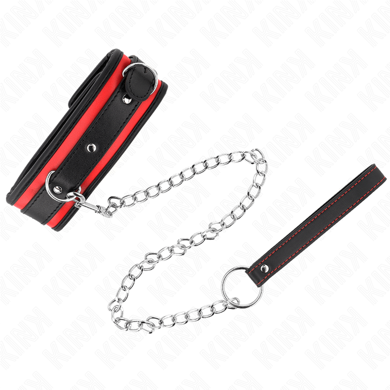 KINK - COLLANA PESANTE CON CINTURA 65 CM MODELLO 2 REGOLABILE 36,5 - 50 CM - KINK COLLAR & GAG - Intimo per le occasioni speciali | The Game Lingerie